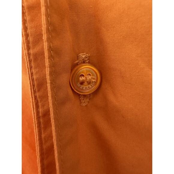 Weekend Max Mara Orange Cotton Poplin Neottia Shift Mini Shirt Dress M - Picture 5 of 9